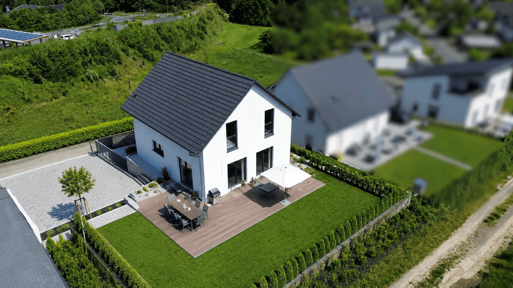 Gartenansicht - KI Visual