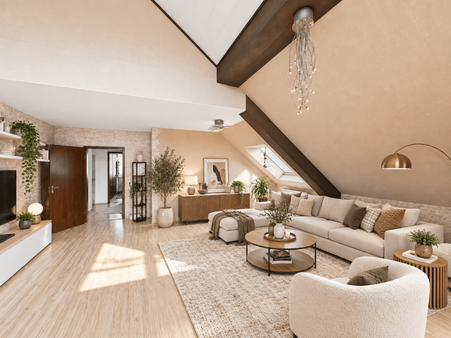Über den Dächern von Flörsheim – großzügige Maisonette mit Panoramafenster und Südbalkon
