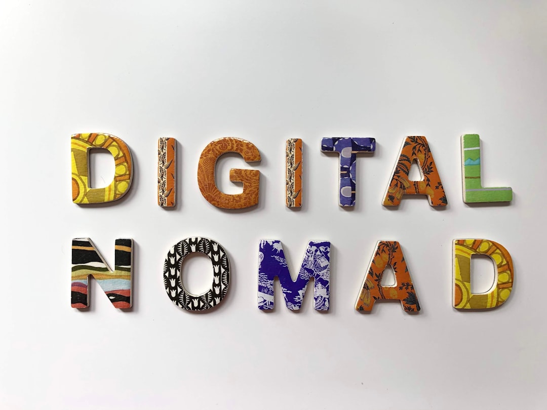 assorted-color digital nomad letter decor representing digital loyalty programs