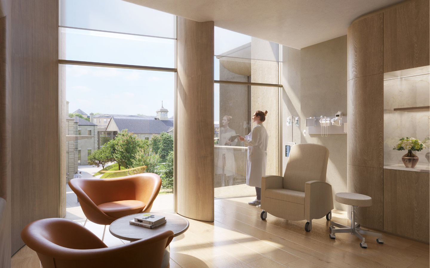 An Infusion room for clinic patients