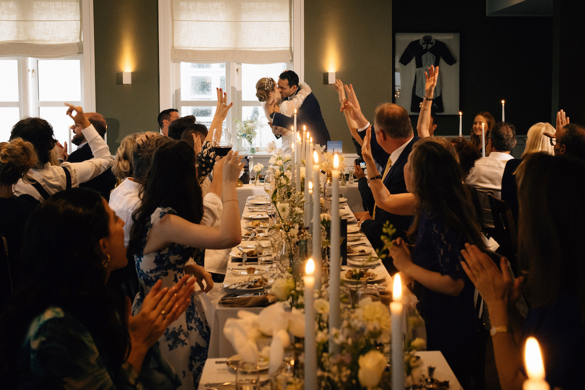 Iceland wedding reception at Hotel Budir