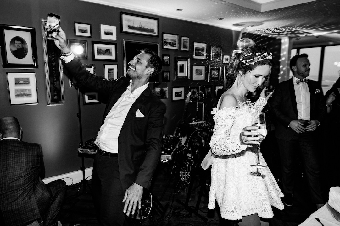 Iceland wedding reception at Hotel Budir