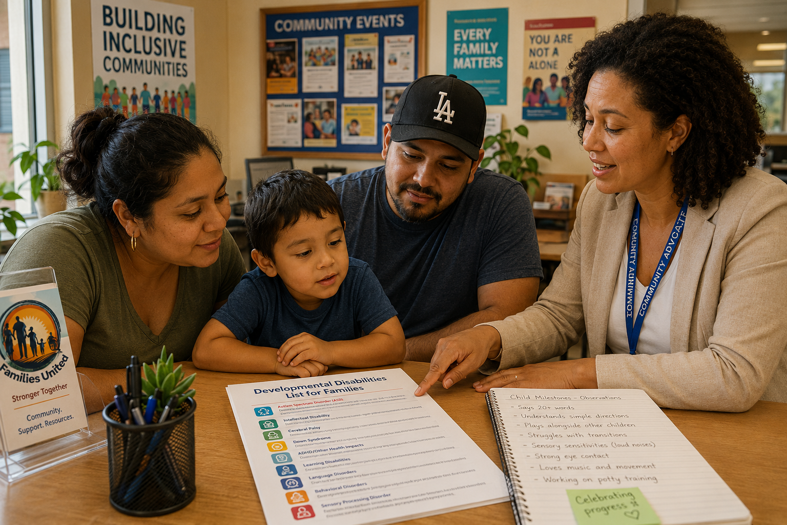 Developmental Disabilities List for CA Families | Families United