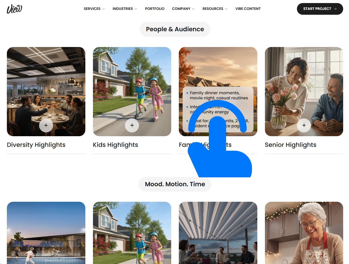 Vibe Library interface with style options.