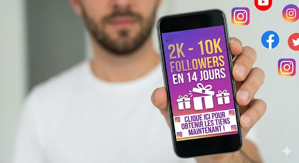 2K à 10K followers en 14 jours
