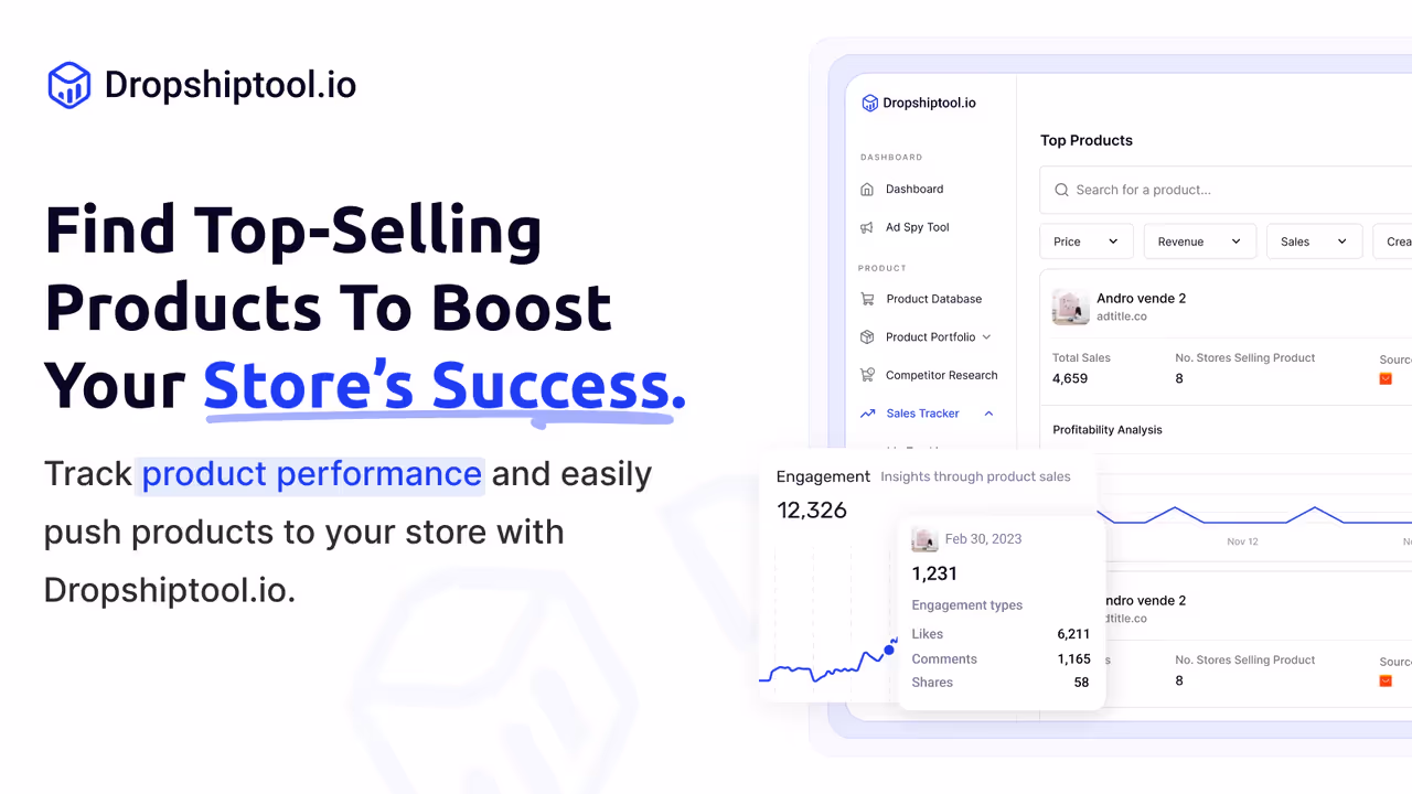 Finding and Vetting Scalable Products with Dropshiptool