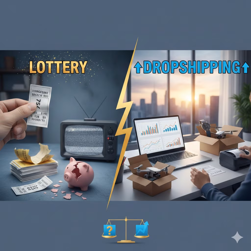 Lottery vs Dropshipping