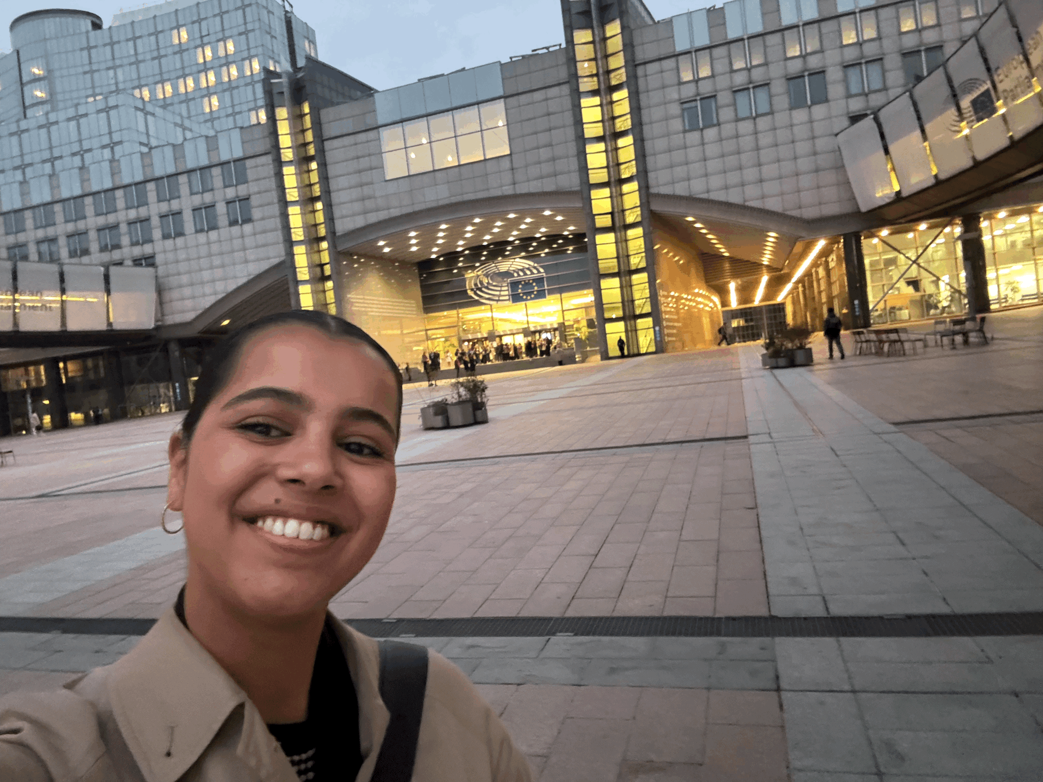 Noëlle Cicilia at the European Parliament 