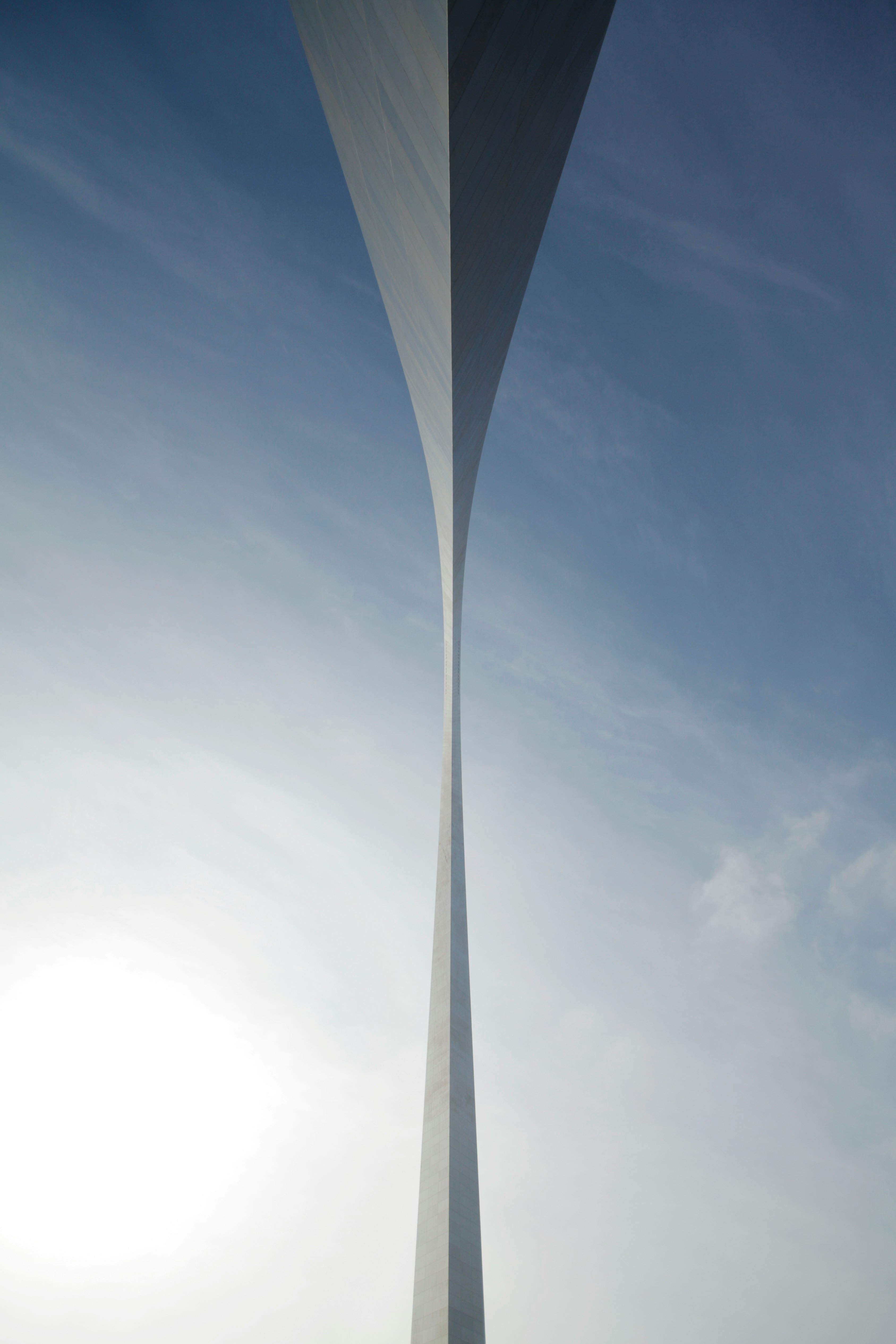 Abstract picture of a building touching the sky