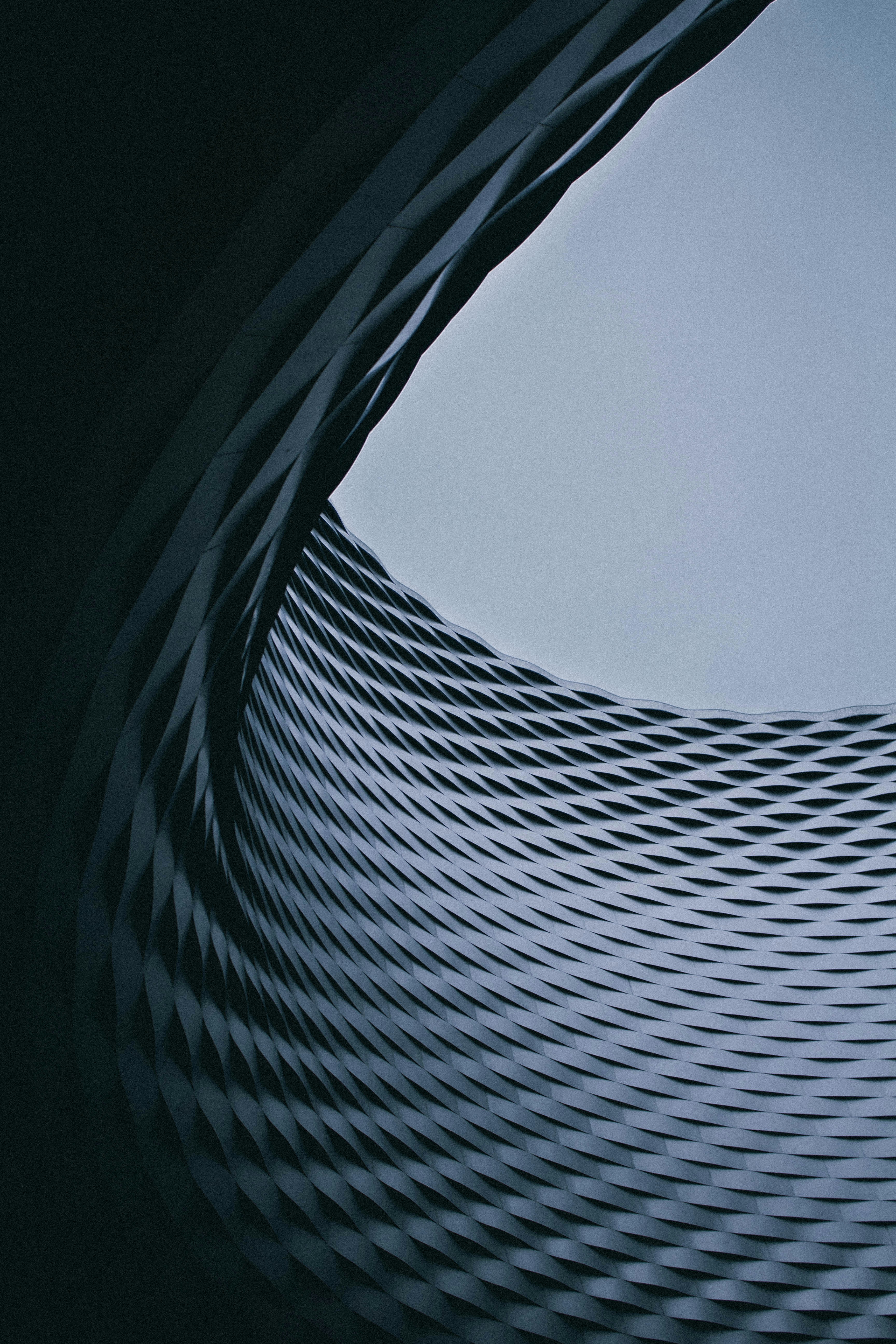 Abstract building in the blue sky