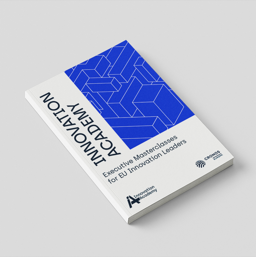 Cronos Europa Innovation Academy brochure: Executive Masterclasses for EU Innovation Leaders.