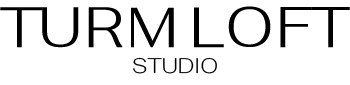 Turm Loft Studio Logo in schwarz