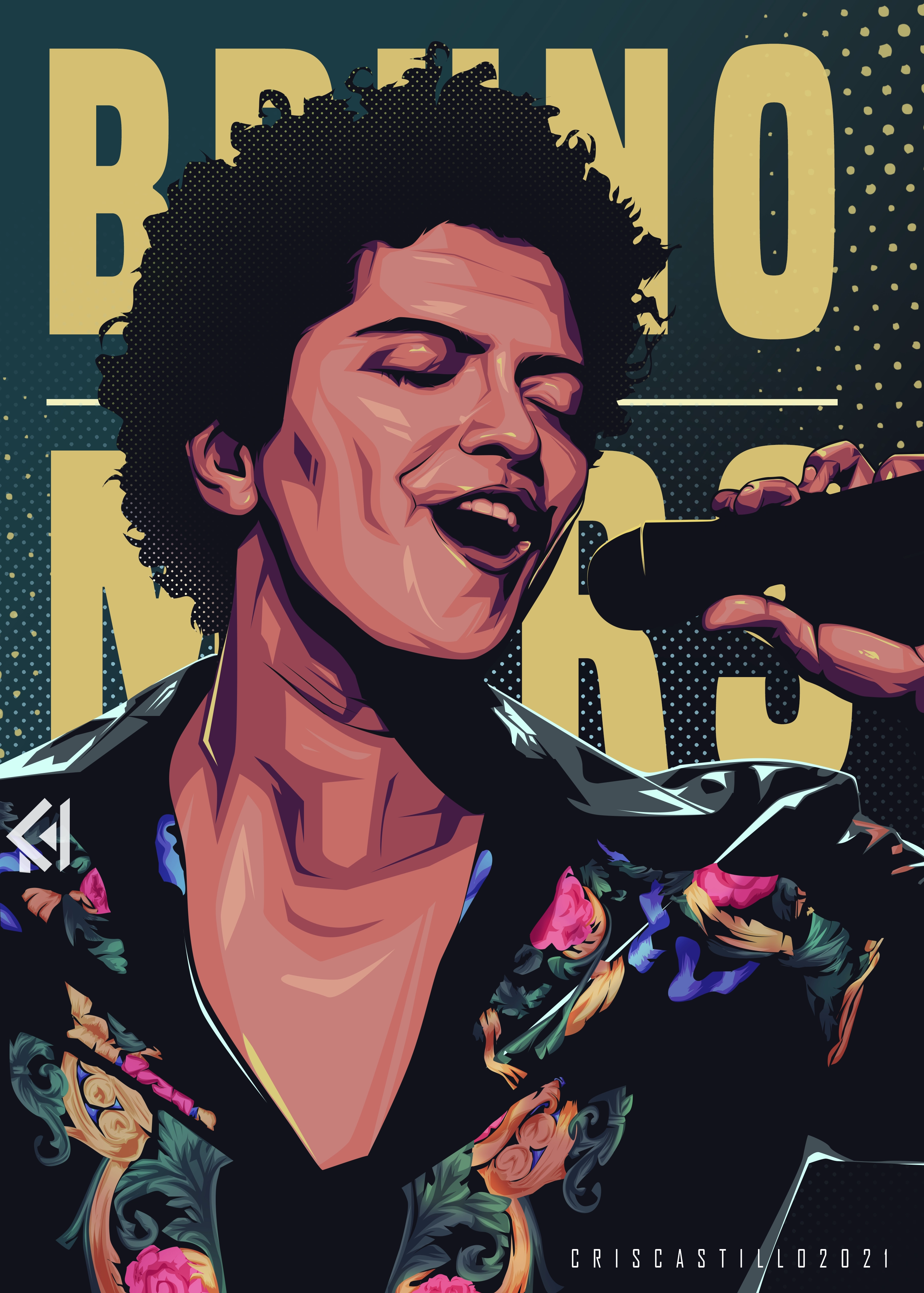 Bruno Mars Digital Art