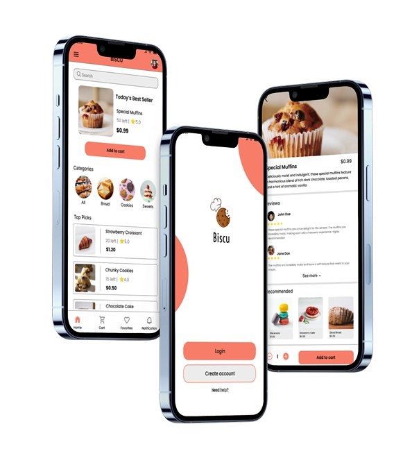 Bakery UI Design