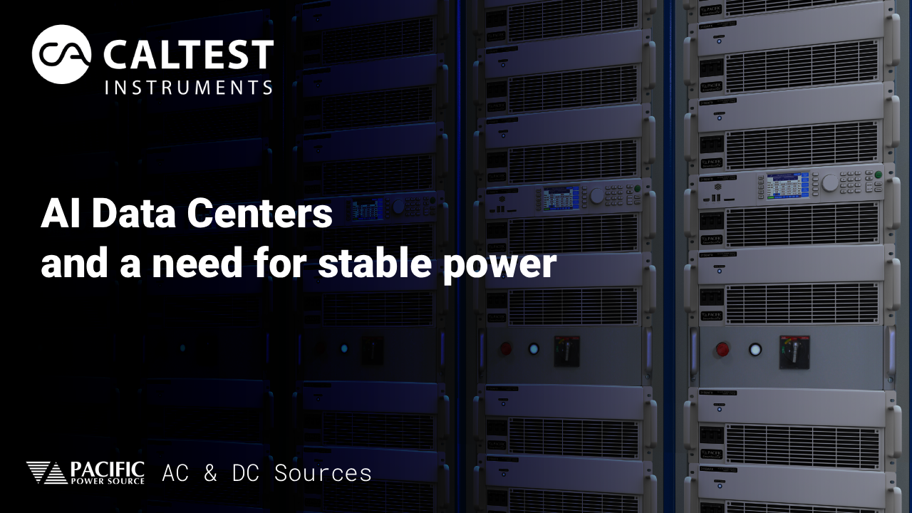 AI Data centres need stable power and grid emulators are more important than ever