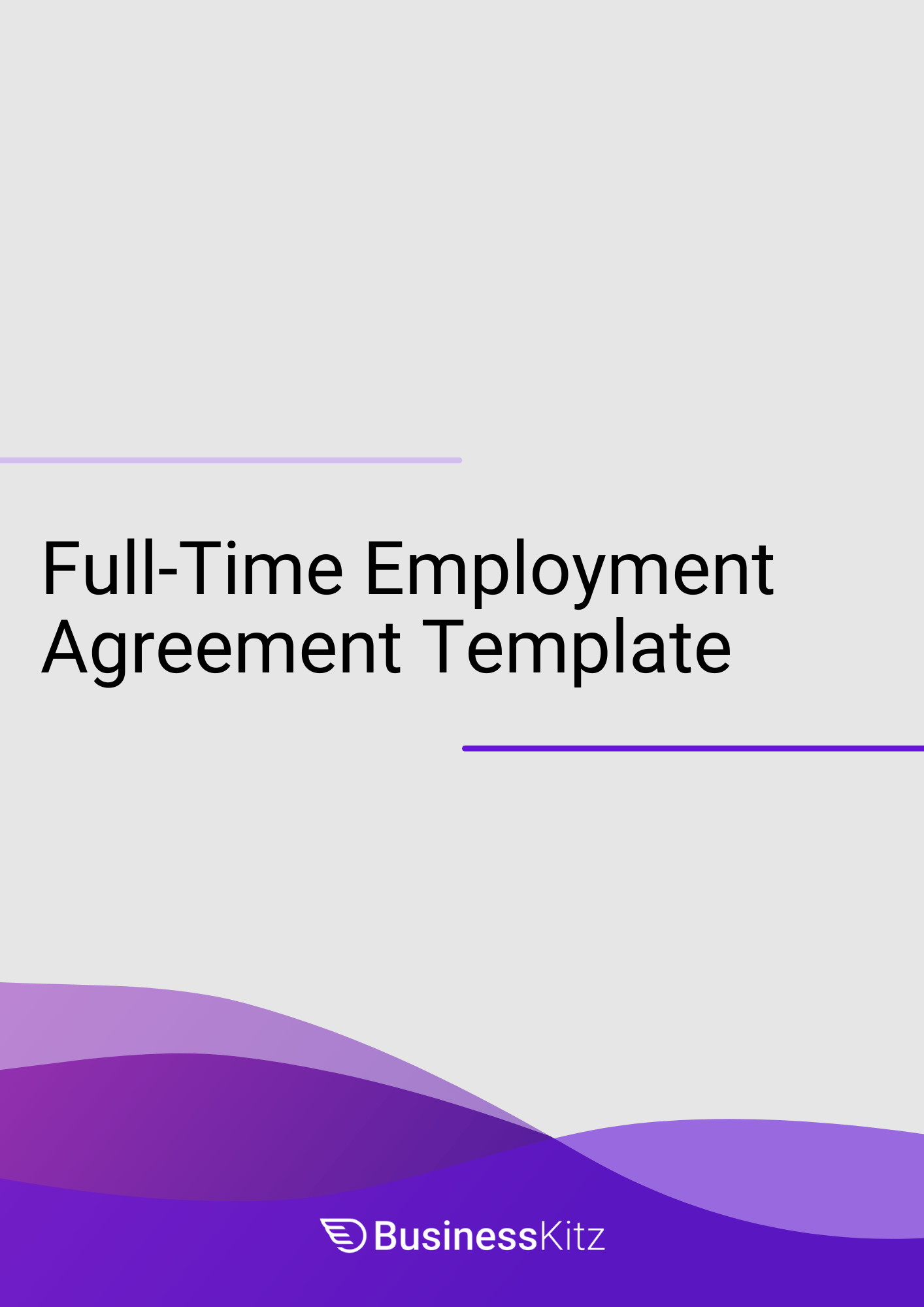 full-time employment agreement template