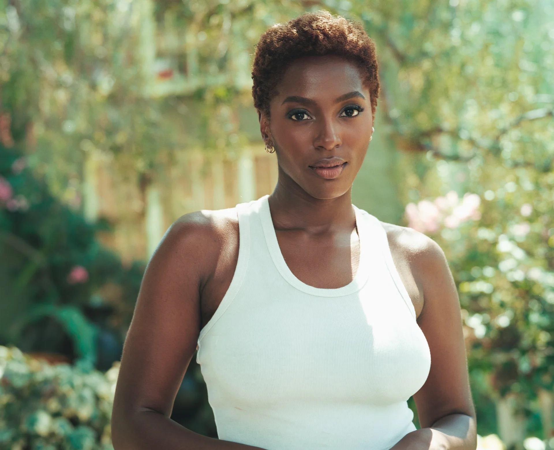 Black and white portrait of Ysra Daley-Ward