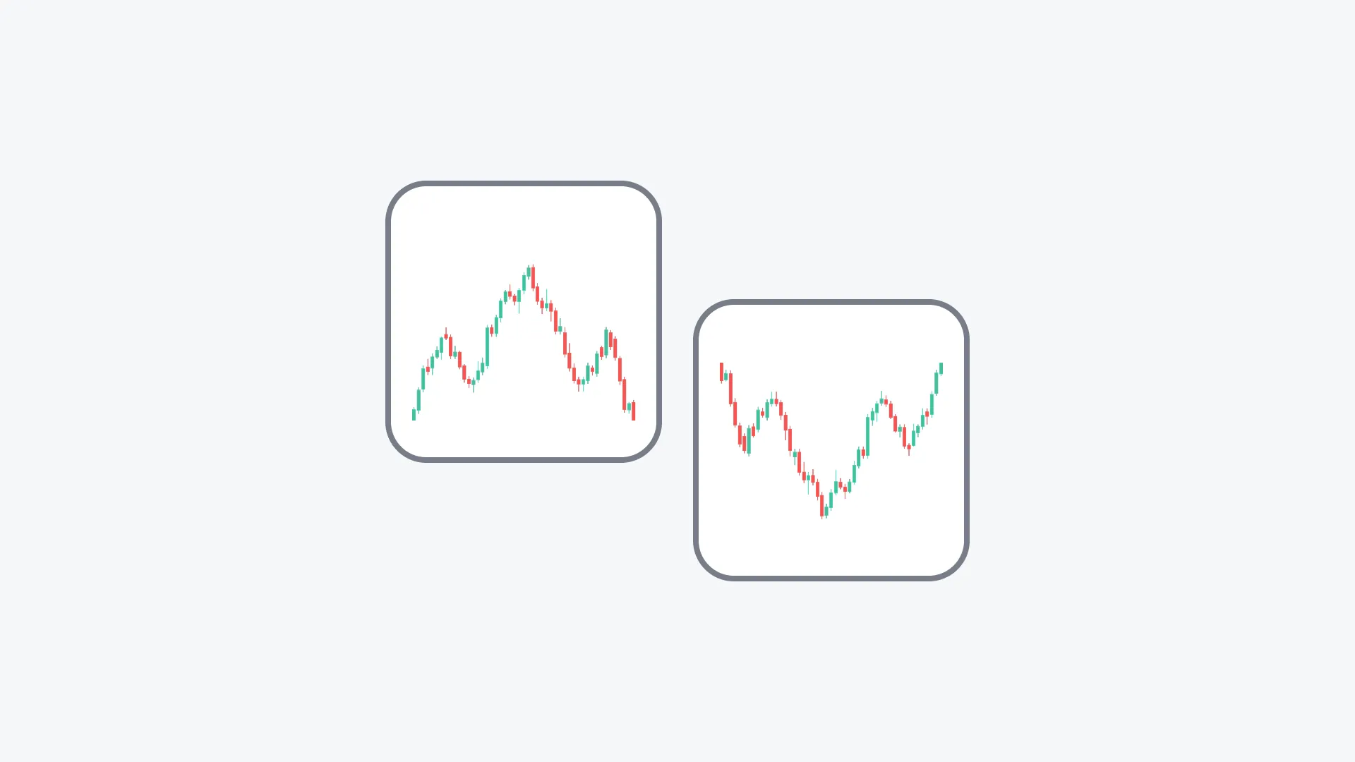 Illustration of head and shoulder chart pattern