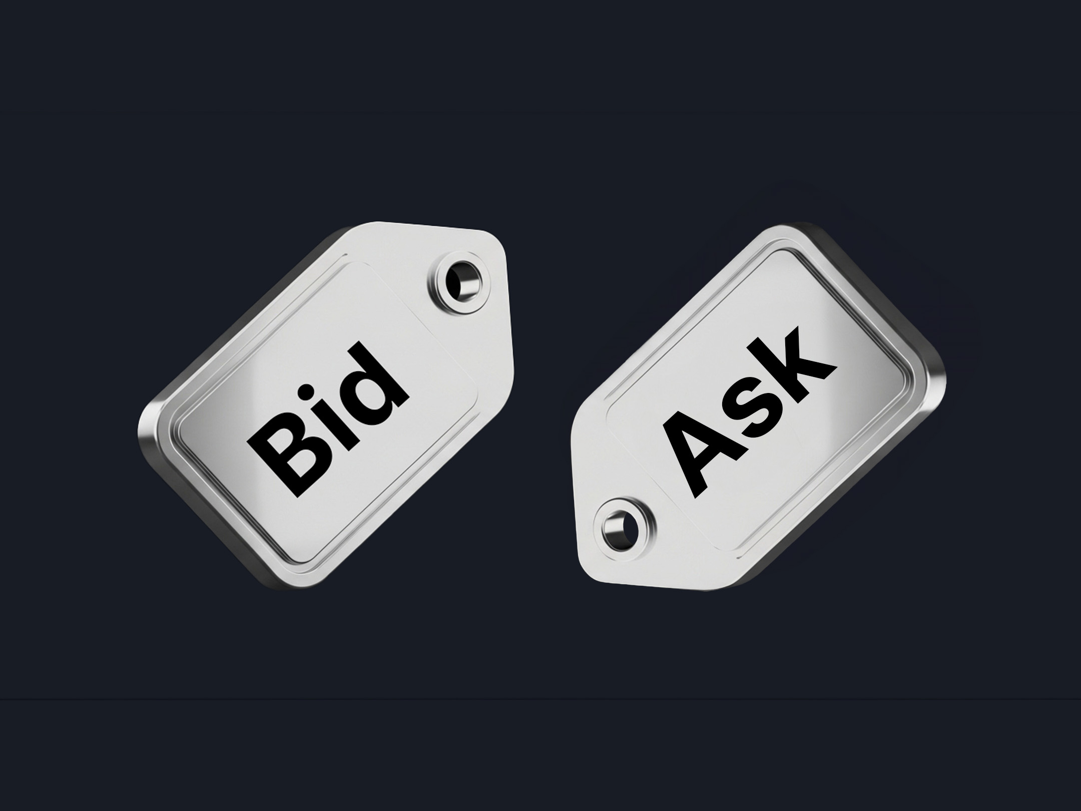 Bid and ask tags representing the spread in trading, highlighting what spreads are and why they matter in forex and CFD markets.