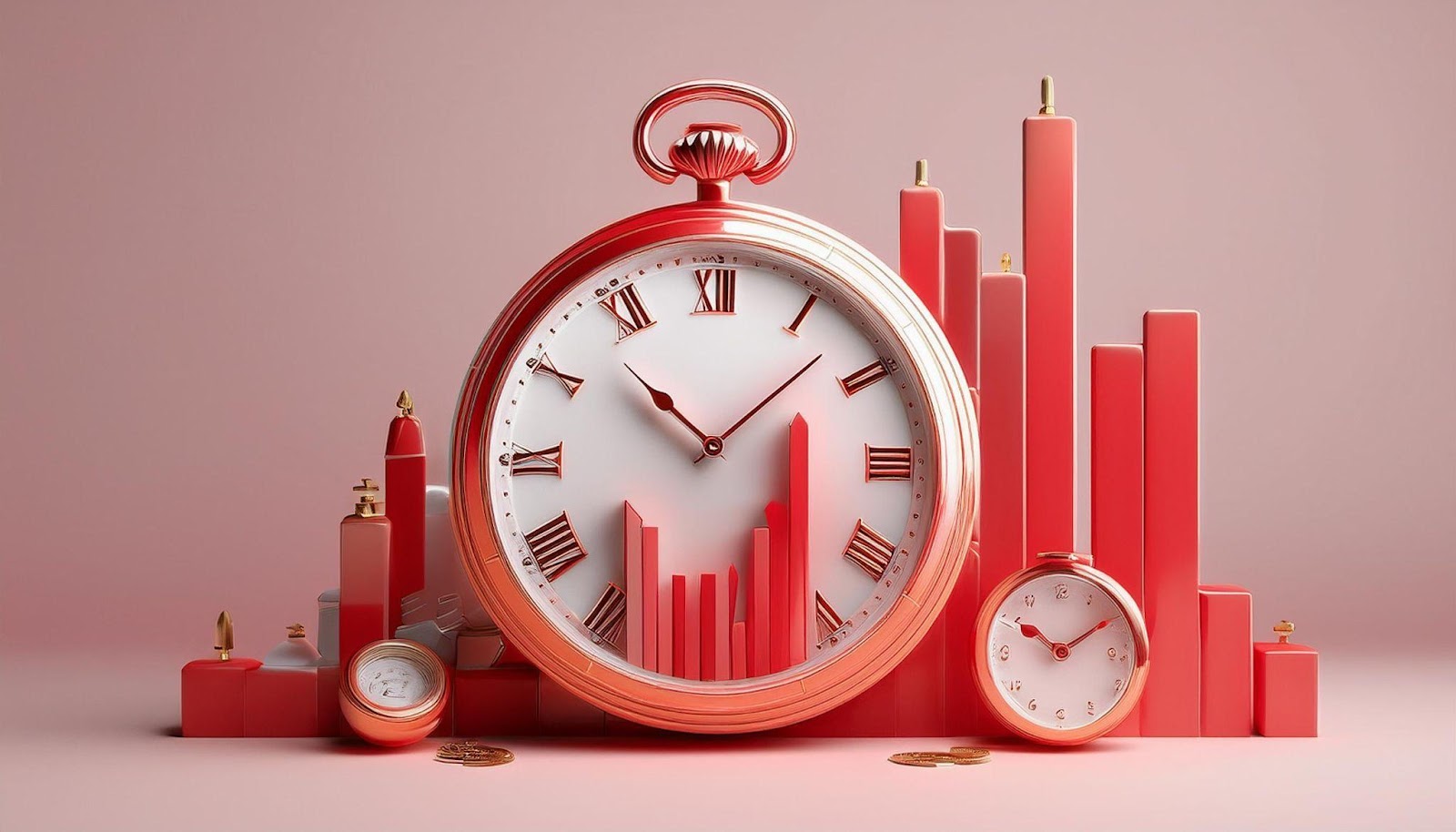 Illustration representing day scalping as a trading style.