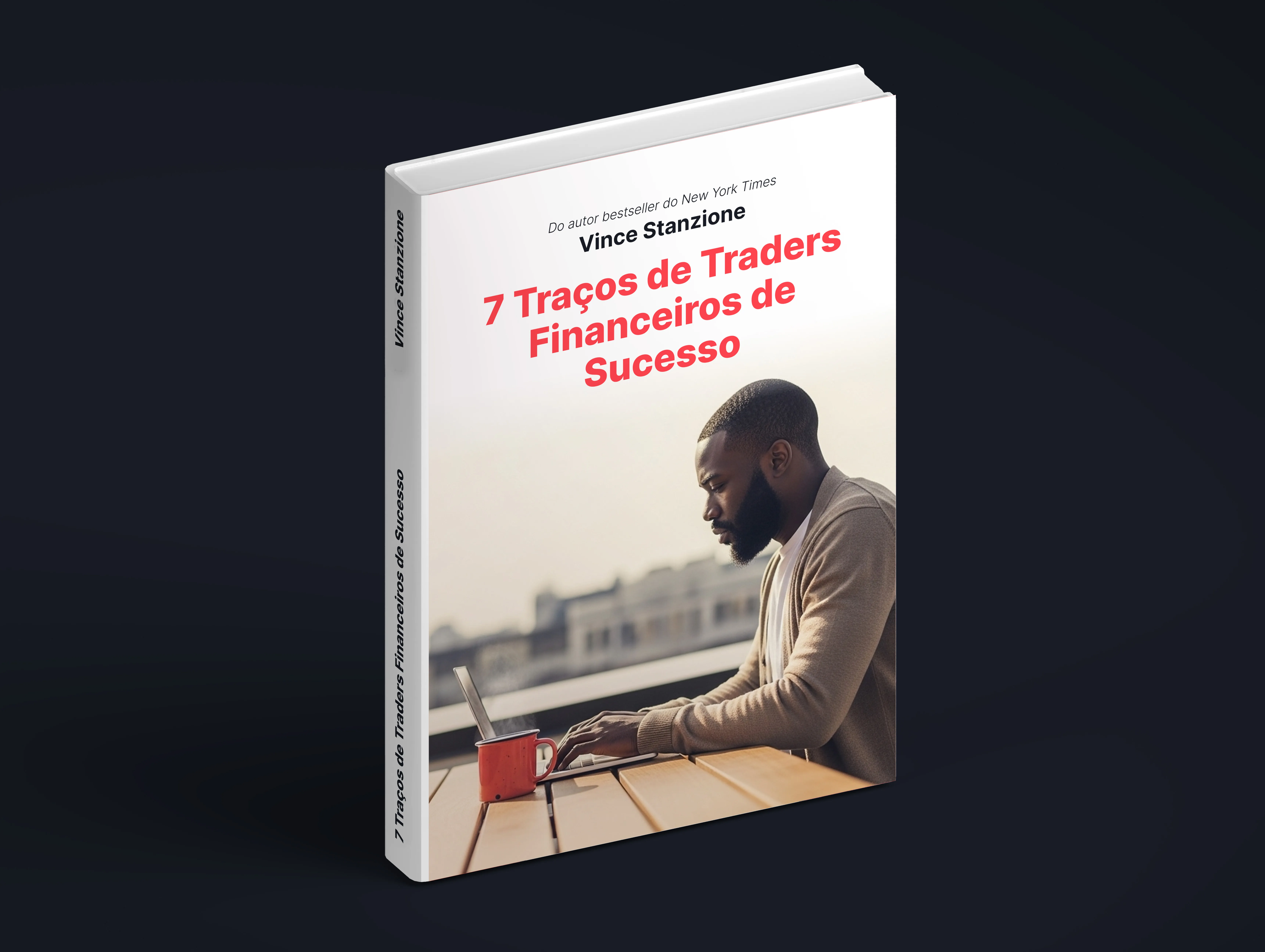 Cover of eBook "Introduction to Trading Financial Accumulator Options with Deriv" by Vince Stanzione, featuring an upward arrow.