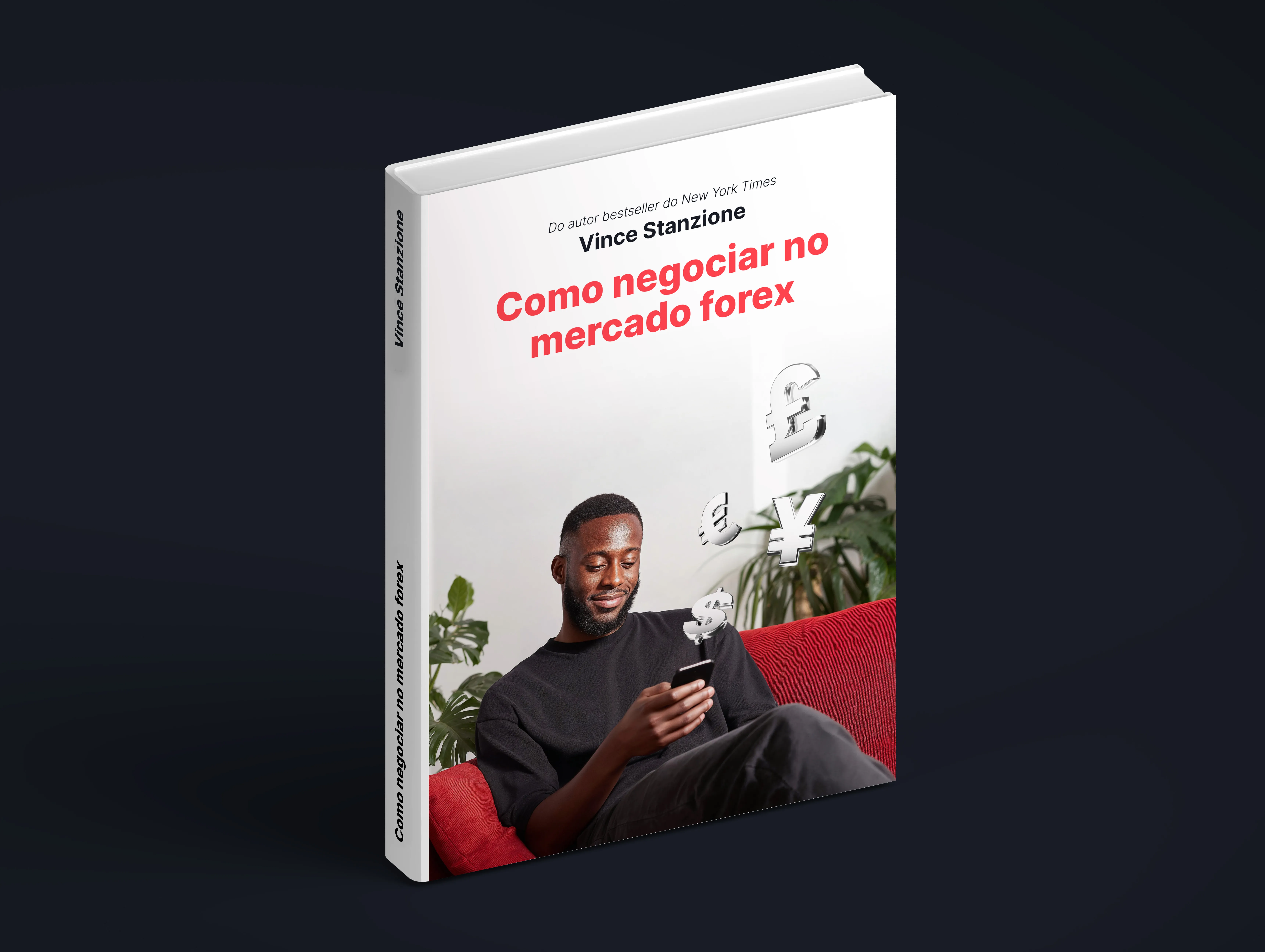 Cover of eBook "Introduction to Trading Financial Accumulator Options with Deriv" by Vince Stanzione, featuring an upward arrow.