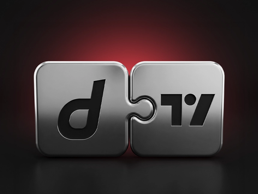 Your Deriv account and TradingView, working as one.