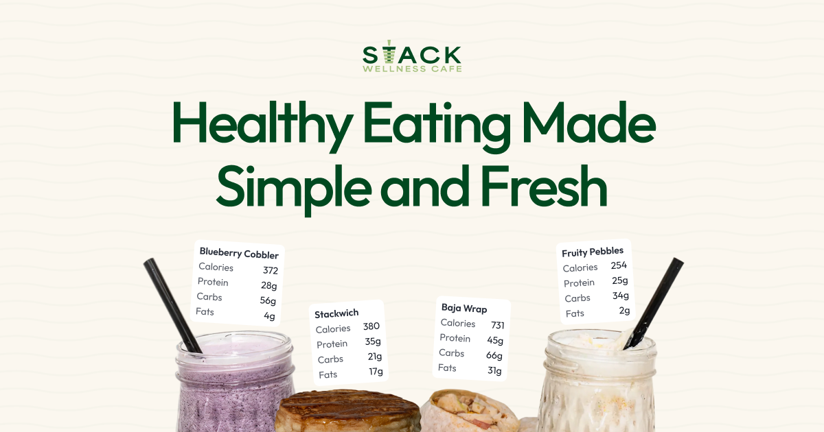 Healthy Food Near Me | Protein Smoothies & Breakfast – Stack Wellness Cafe