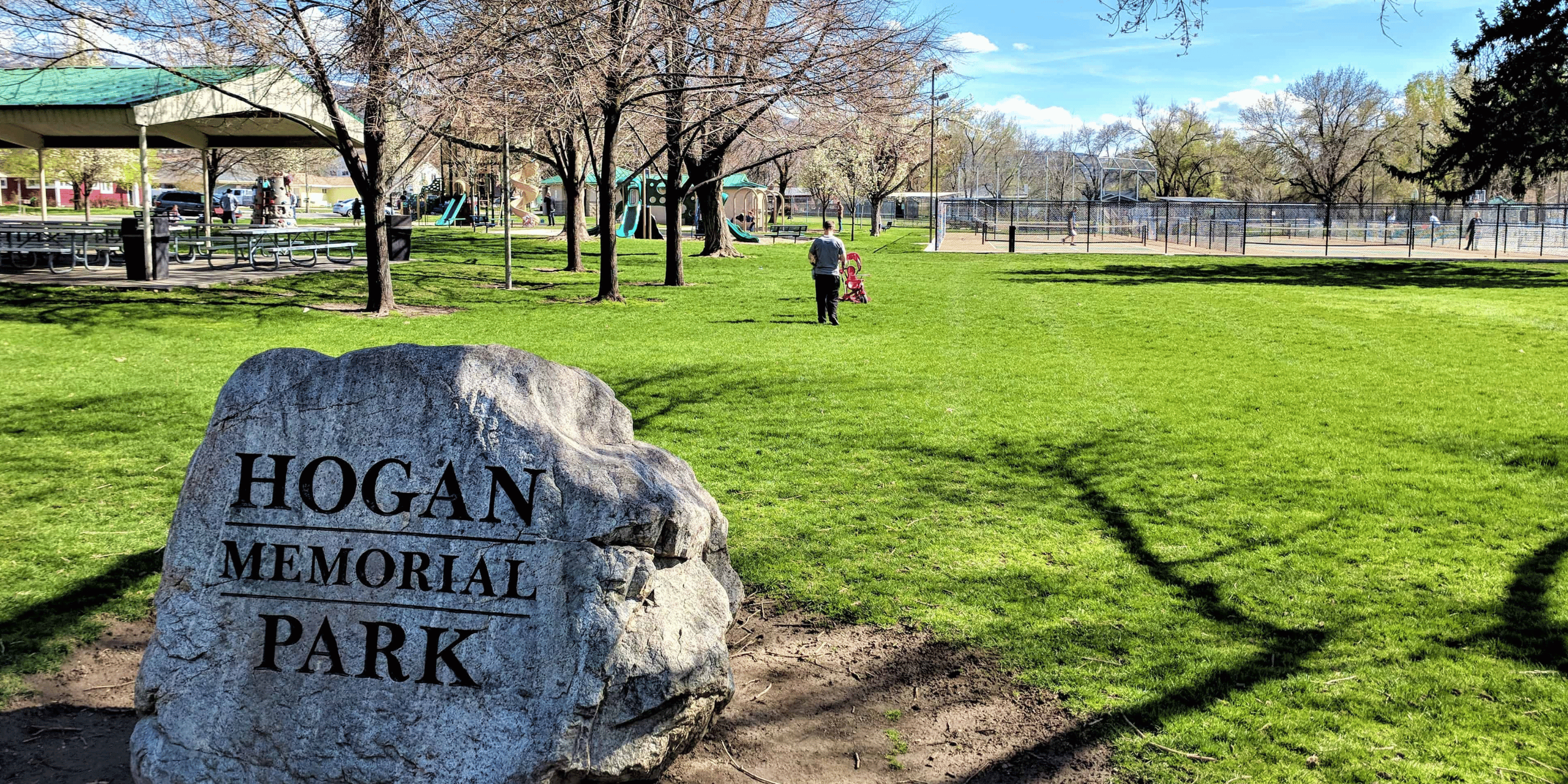 Community enjoying lush grass at Hogan Memorial Park in Taylorsville maintained by Activescapes Landscaping professionals