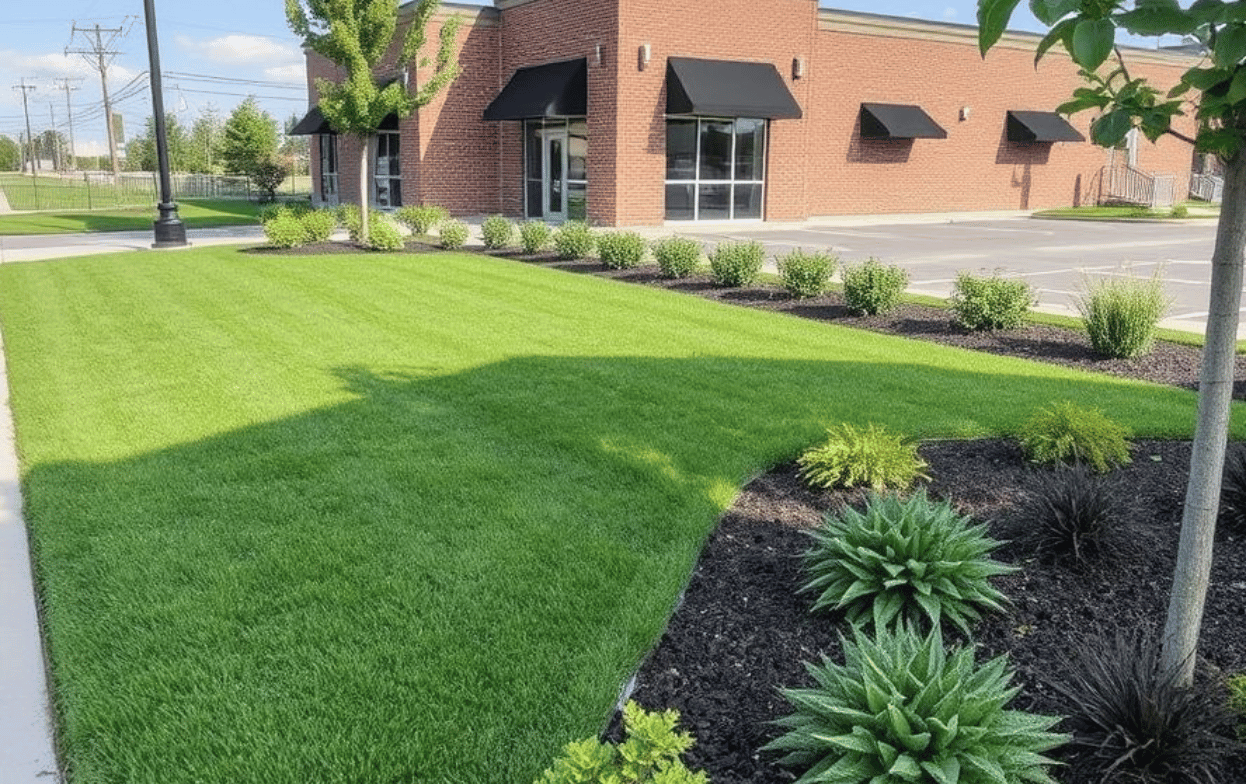 Activescapes delivering commercial property maintenance in West Bountiful UT, keeping business landscapes clean, healthy, and professional.