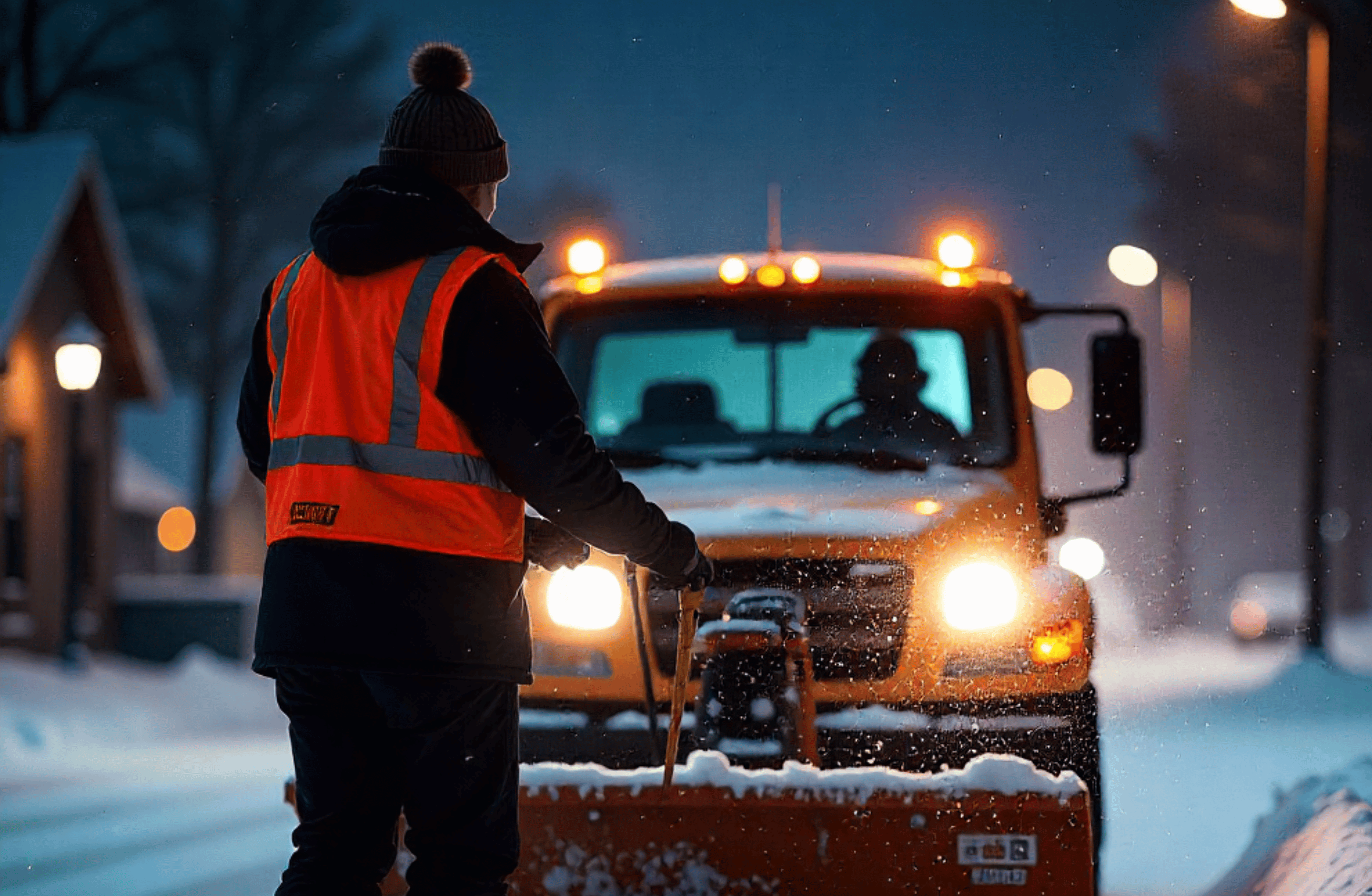Activescapes providing commercial snow removal in West Bountiful UT, keeping business lots and roads safe with reliable plowing service.