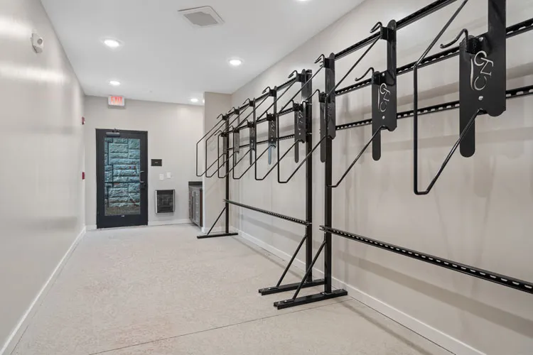 indoor bike storage
