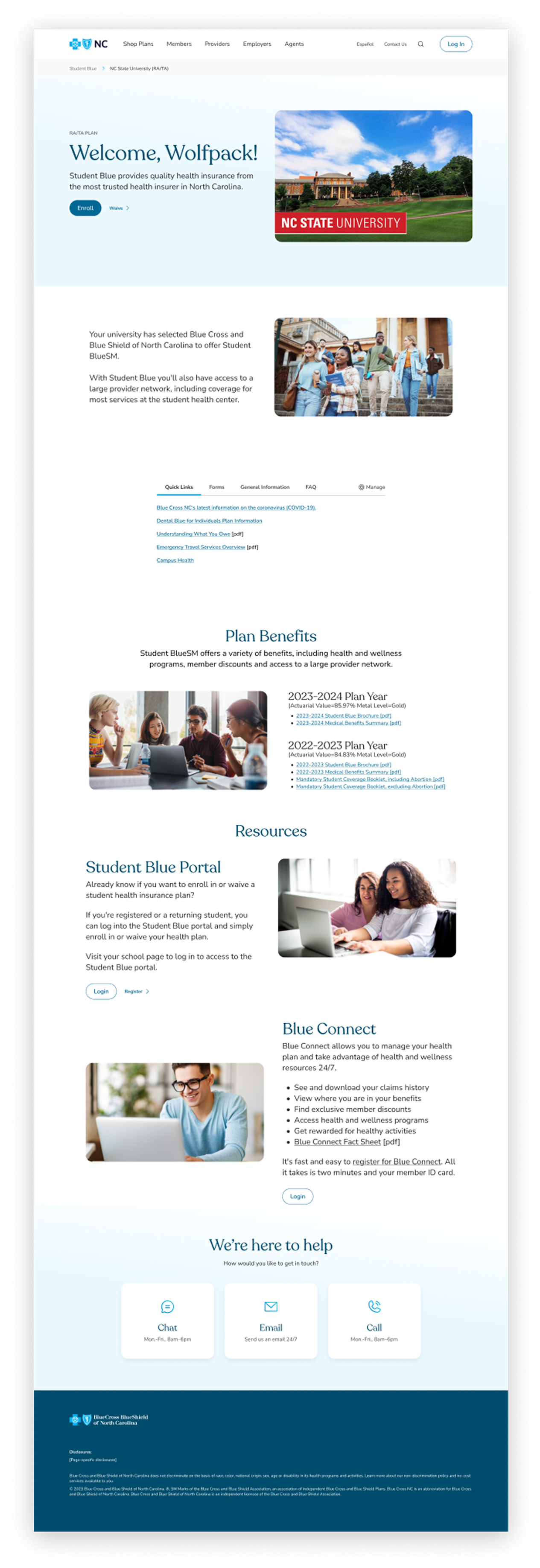 school page design