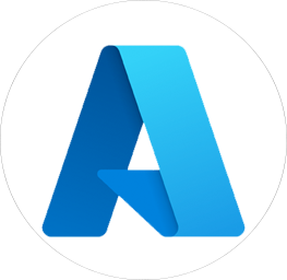 Microsoft Azure logo.