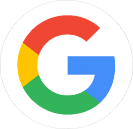 Google logo with a multi-colored G in blue, red, yellow, and green.