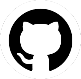 GitHub logo featuring a stylized cat silhouette inside a circle. 
