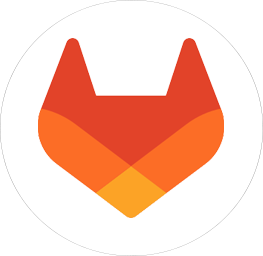 GitLab logo showing an orange fox head with a geometric design.