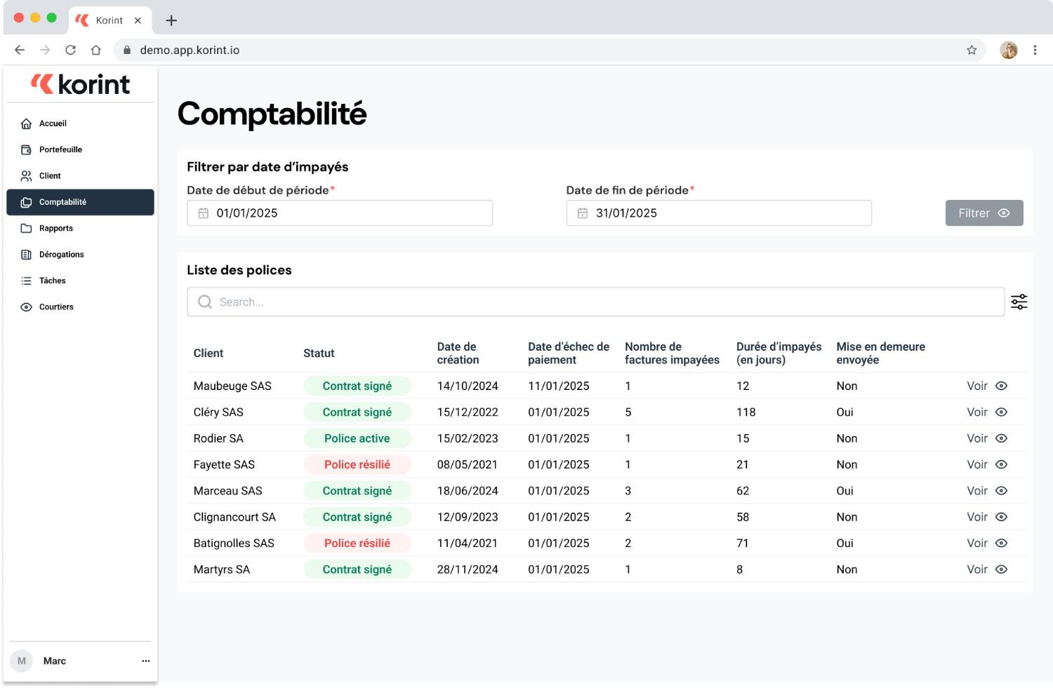 Korint debt collection: automated workflows, data integration, recovery performance