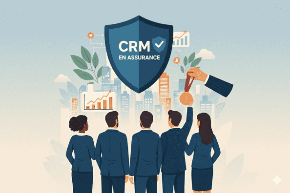 CRM assurance utilisé comme outil de pilotage commercial pour les courtiers et assureurs IARD