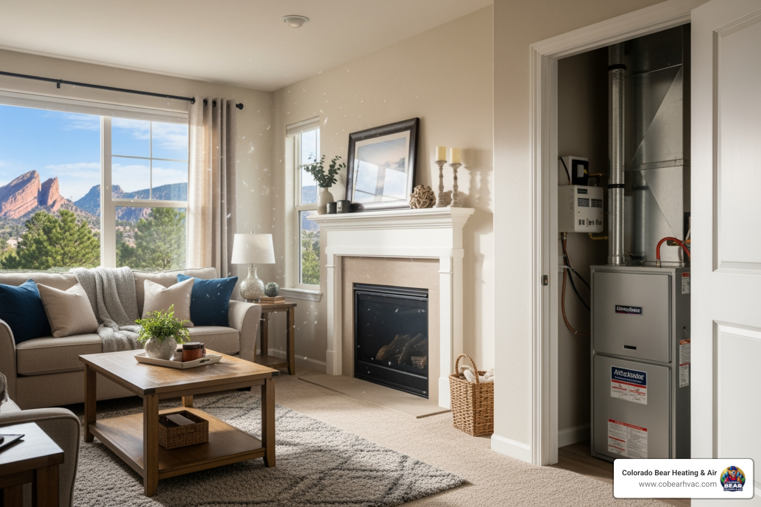 infographic showing how regular heating maintenance prevents breakdowns and reduces energy costs, including annual inspection benefits, filter replacement schedule, efficiency improvements, and long-term cost savings compared to emergency repairs - heating services affordable in castle rock, co