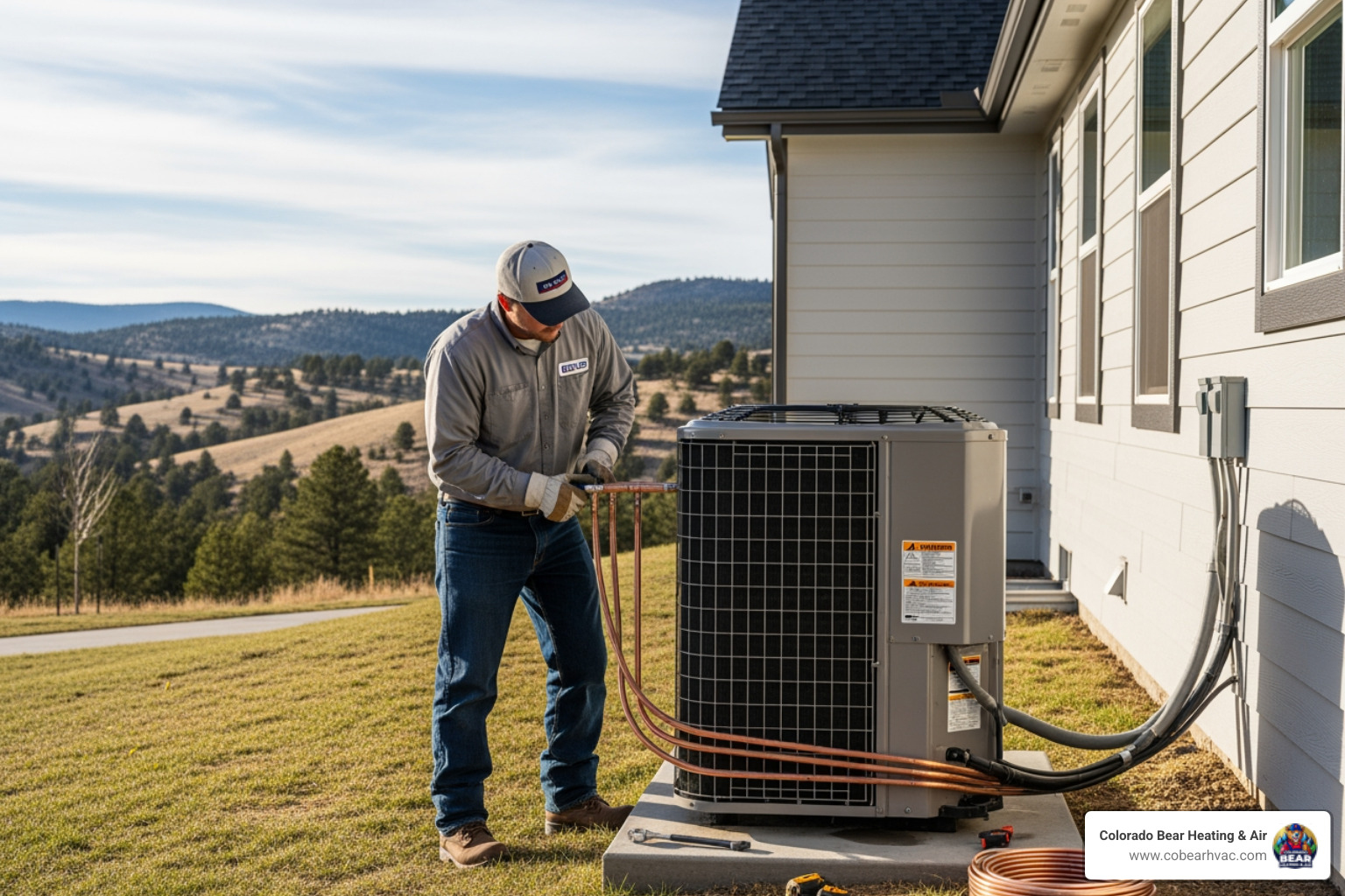 Infographic explaining how a heat pump transfers heat from outdoor air in winter to warm your home, and reverses the process in summer to cool it, using electrical energy to move heat rather than burning fuel to create it, resulting in lower energy consumption and reduced utility bills - heat pump installation best in parker, co Infographic explaining how a heat pump transfers heat from outdoor air in winter to warm your home, and reverses the process in summer to cool it, using electrical energy to move heat rather than burning fuel to create it, resulting in lower energy consumption and reduced utility bills - heat pump installation best in parker, co