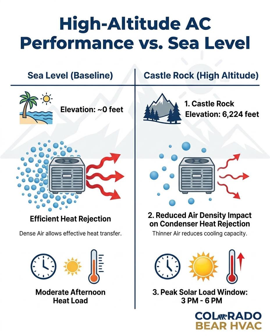 High-Altitude AC Performance vs. Sea Level
