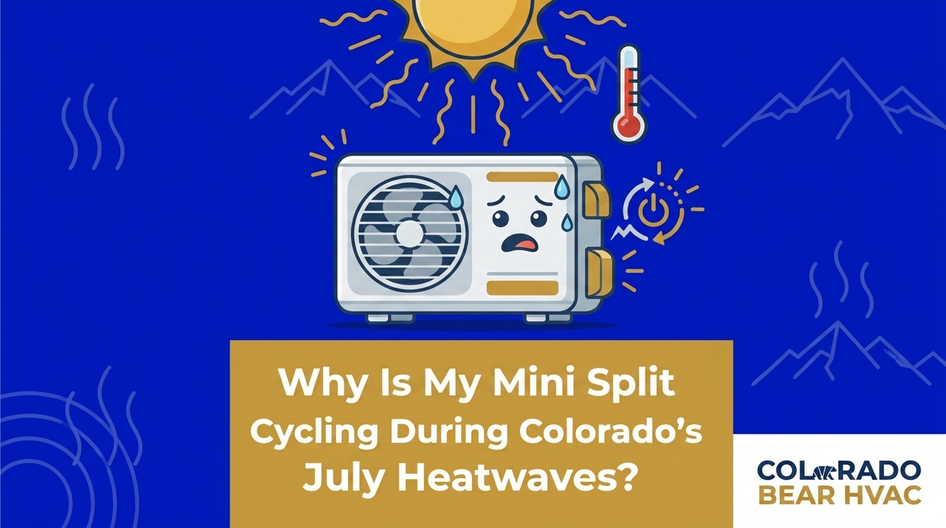 Diagnosing a Short-Cycling Mini Split During Colorado's July Heatwaves