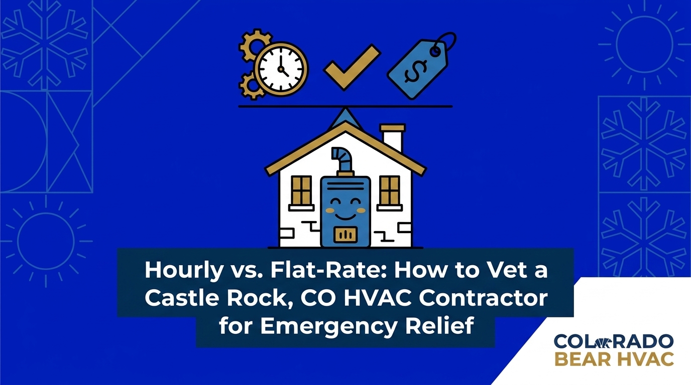 How to Vet a Castle Rock HVAC Contractor When You Need Immediate Relief