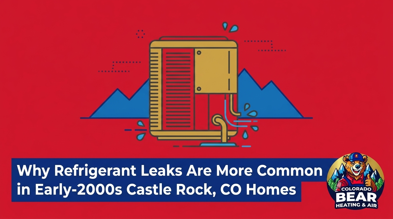Why Refrigerant Leaks Are More Common in Older Castle Rock Homes