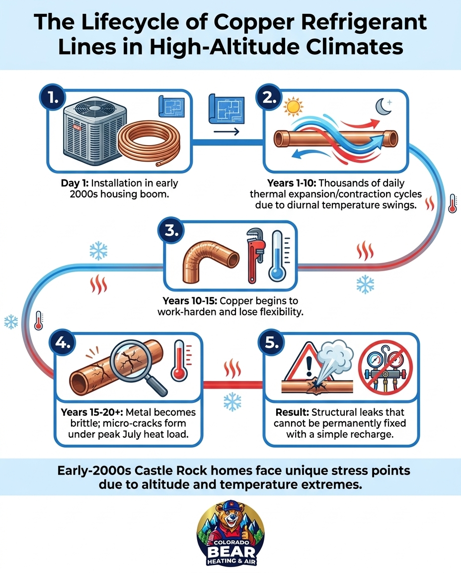 The Lifecycle of Copper Refrigerant Lines in High-Altitude Climates