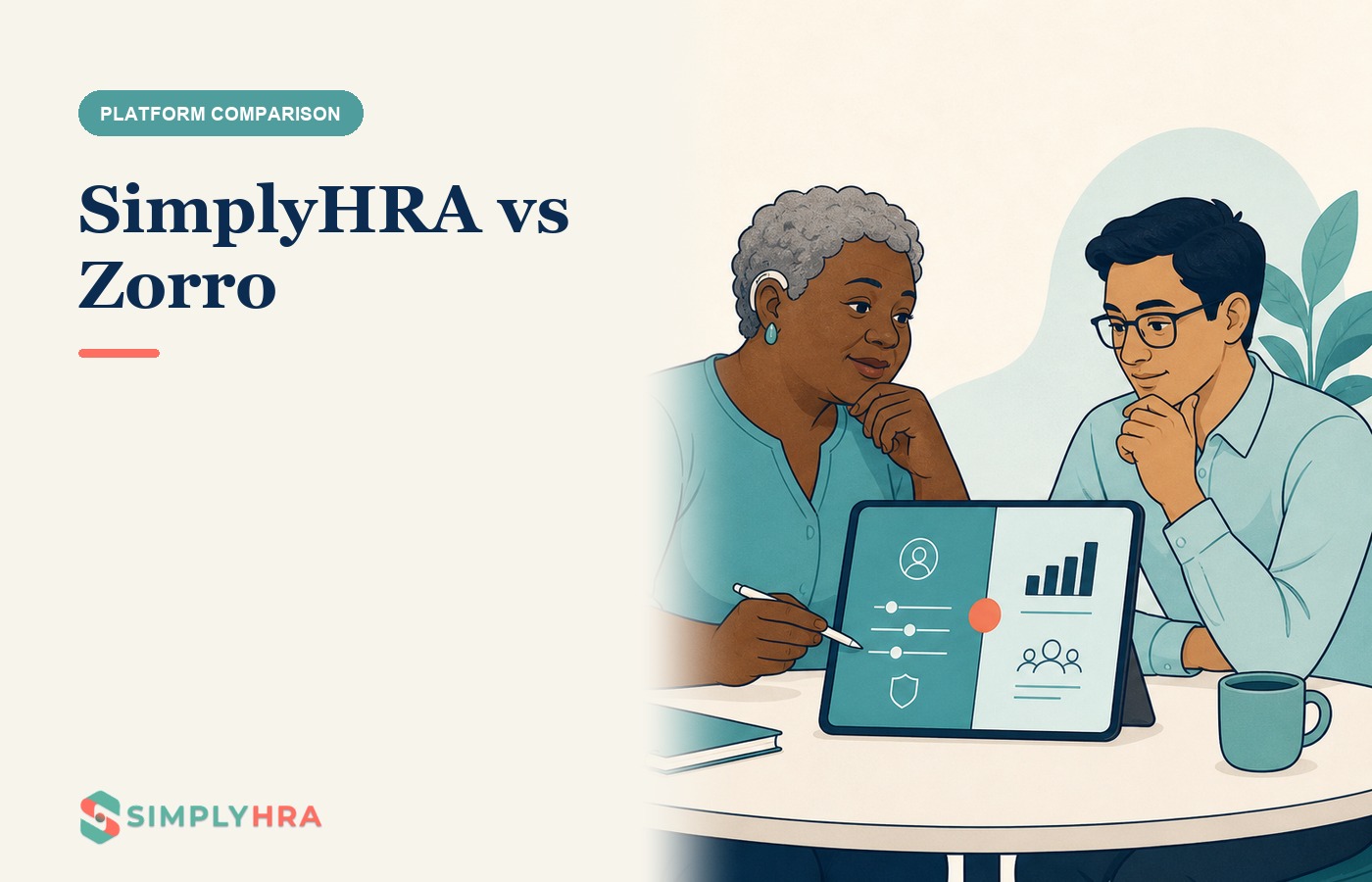 SimplyHRA illustration: SimplyHRA vs Zorro