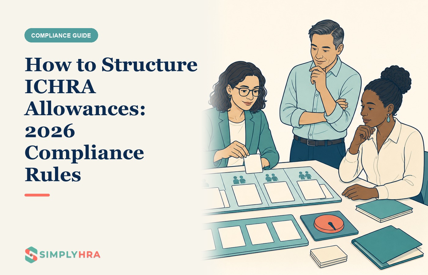 SimplyHRA illustration: How to Structure ICHRA Allowances: 2026 Compliance Rules