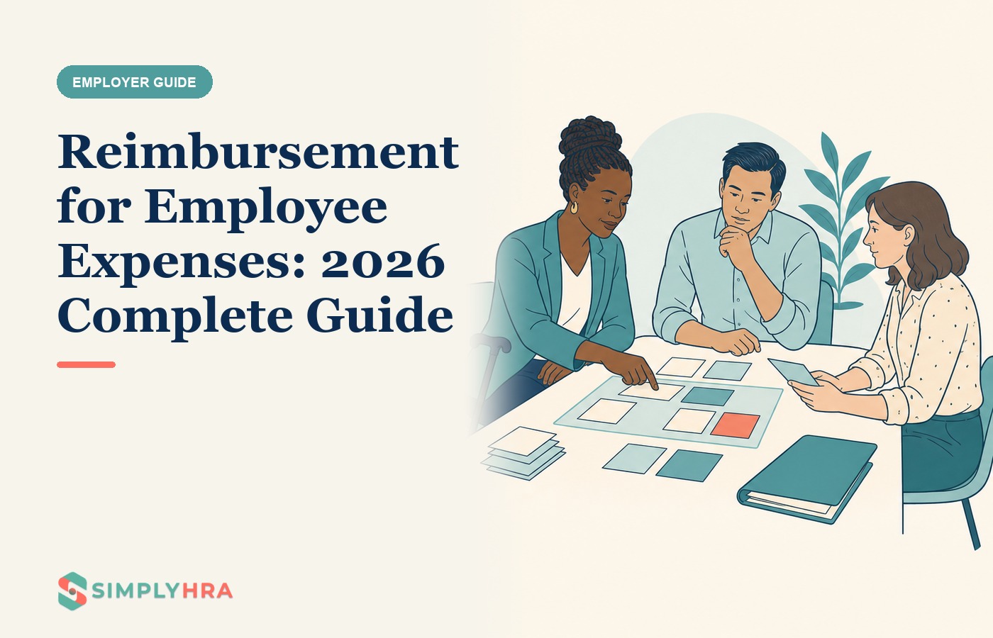 SimplyHRA illustration: Reimbursement for Employee Expenses: 2026 Complete Guide