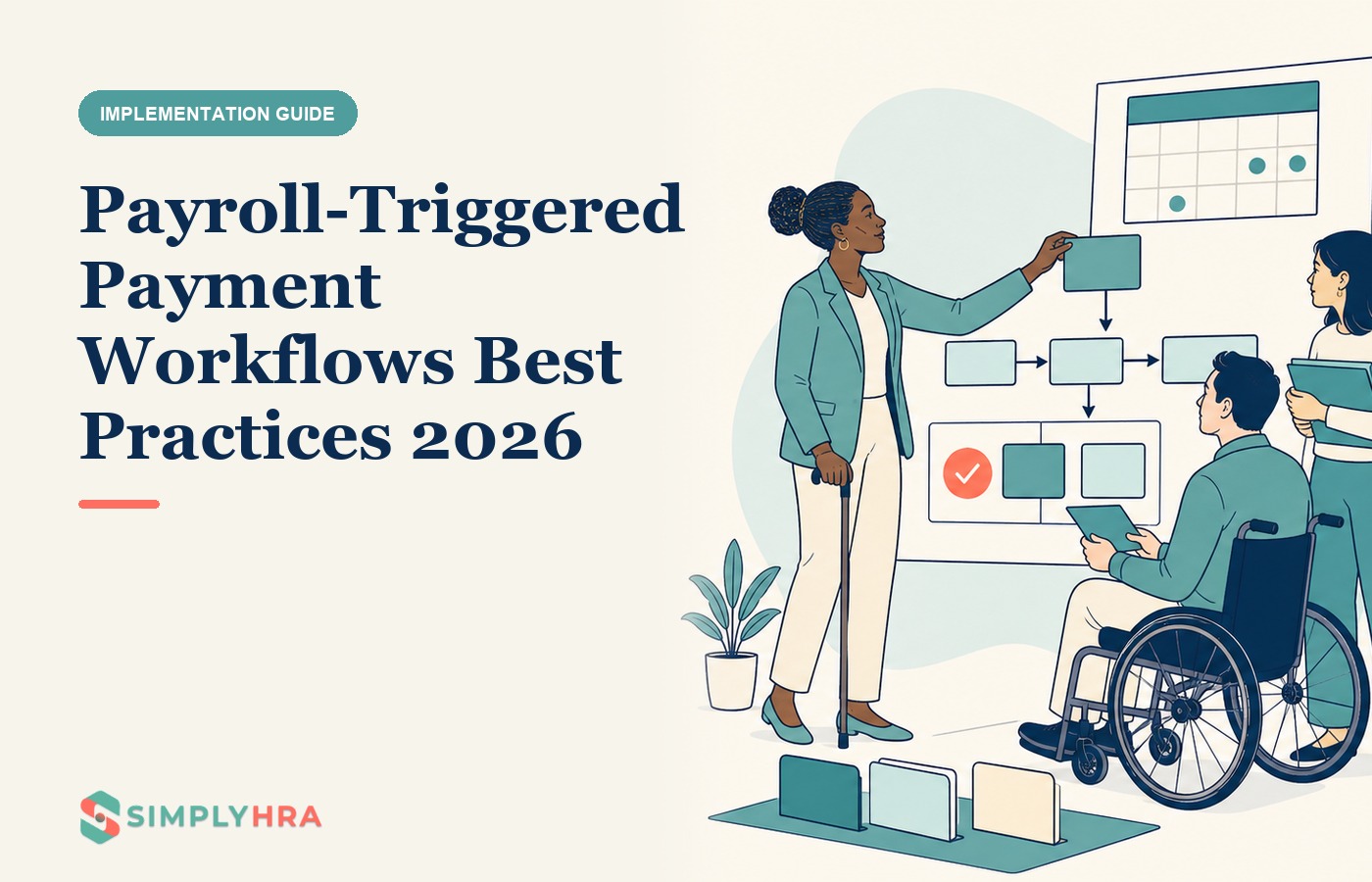 SimplyHRA illustration: Payroll-Triggered Payment Workflows Best Practices 2026